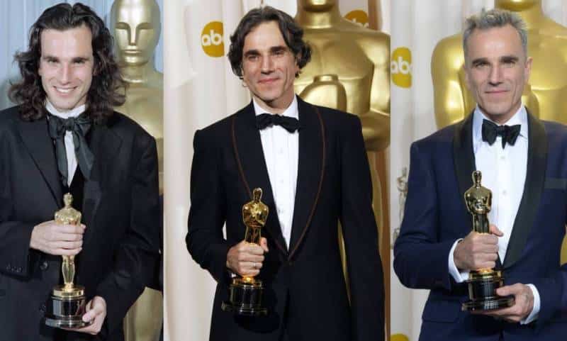 Daniel Day-Lewis venceu o Oscar de Melhor Ator 3 vezes